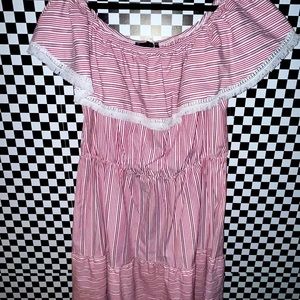 Beautiful picnic off the shoulder dress